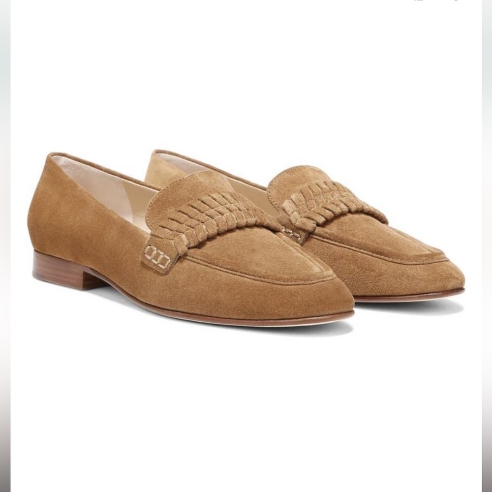 Veronica Beard Arlie Suede Braided Loafers 9